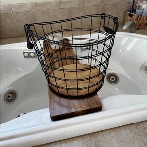 Threshold black wire basket